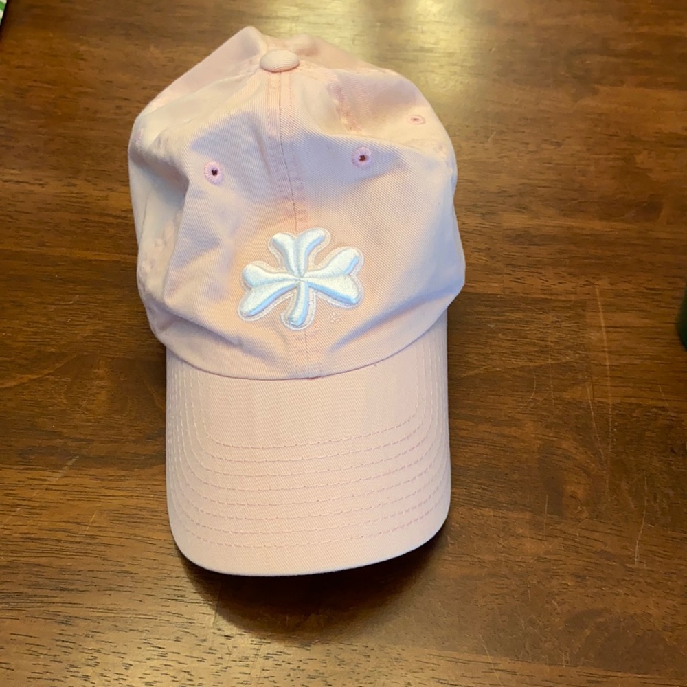 Pale pink Notre Dame baseball cap